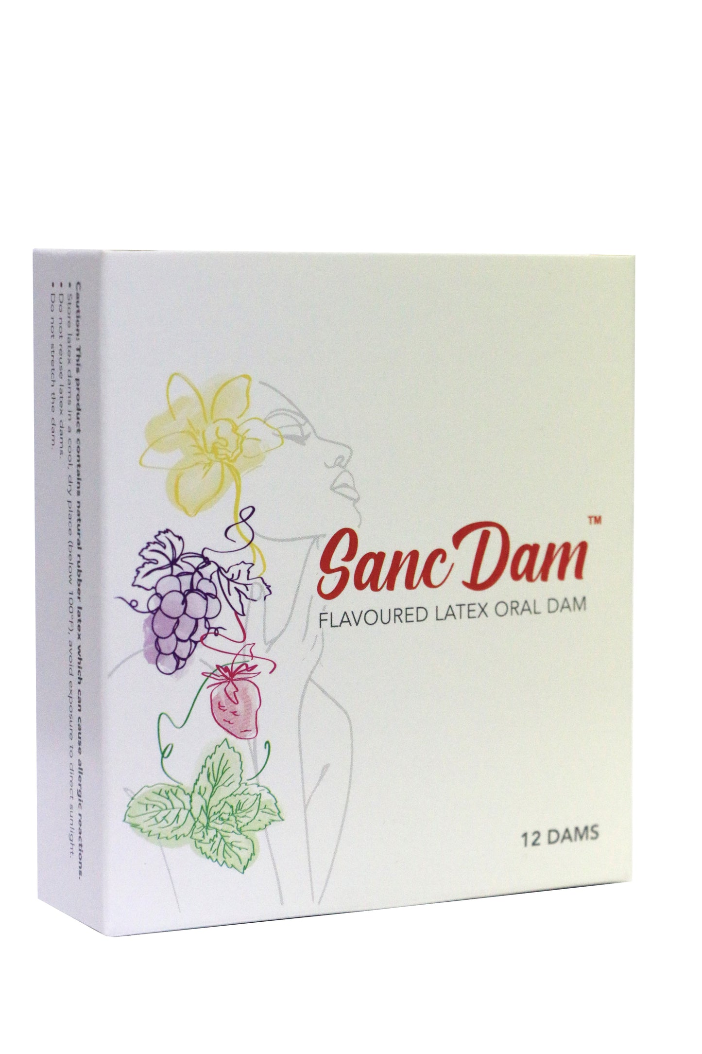 (FDA Approved) 48 Count Ultra Thin 0.07mm SancDam Latex Oral Sex Dam Flavored Grape (Product of Malaysia)